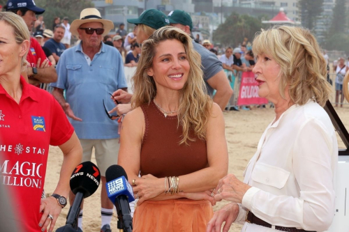 Elsa Pataky and Zara Tindall at Magic Millions Barrier Draw on the Gold Coast, January 2024 6