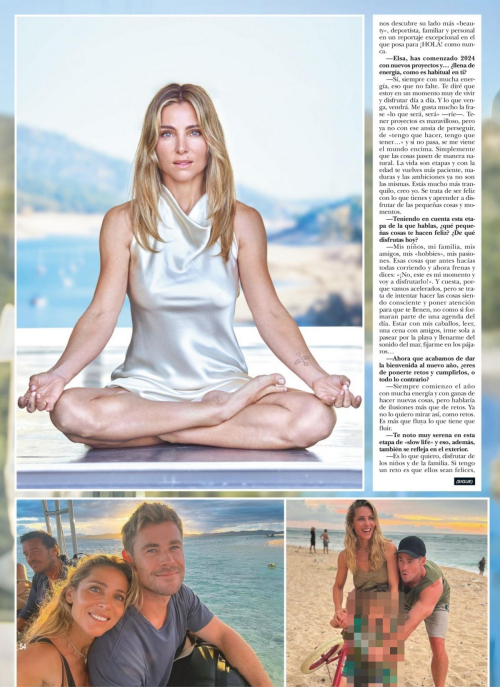 Elsa Pataky in Hola Spain Magazine, January 2024 6