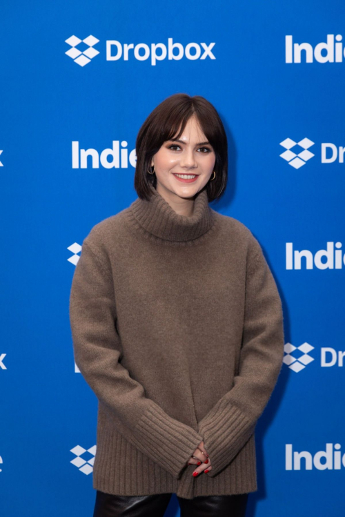 Emilia Jones at IndieWire Sundance Studio, January 2024