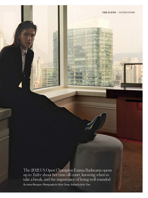 Emma Raducanu in Tatler Hong Kong, January 2024 10