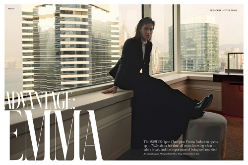 Emma Raducanu in Tatler Hong Kong, January 2024 3