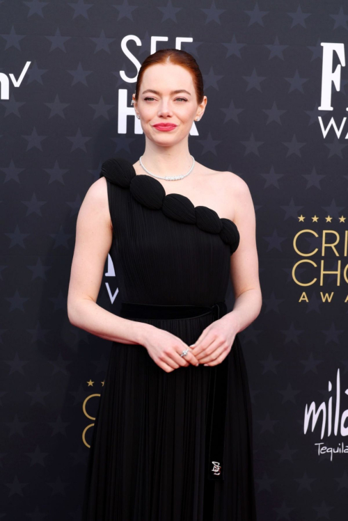 Emma Stone at 2024 Critics Choice Awards in Santa Monica, January 2024 1