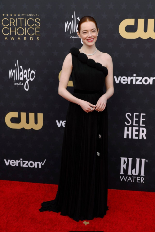 Emma Stone at 2024 Critics Choice Awards in Santa Monica, January 2024 3