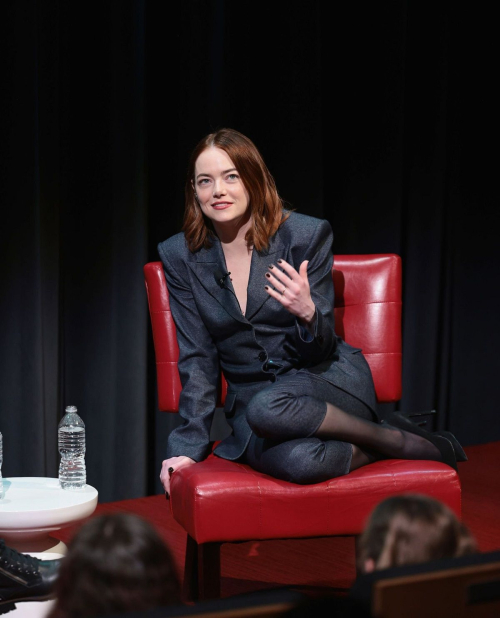 Emma Stone at SAG-AFTRA Career Conversation, New York, January 2024 1