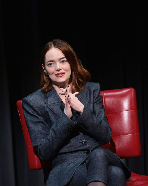 Emma Stone at SAG-AFTRA Career Conversation, New York, January 2024 4