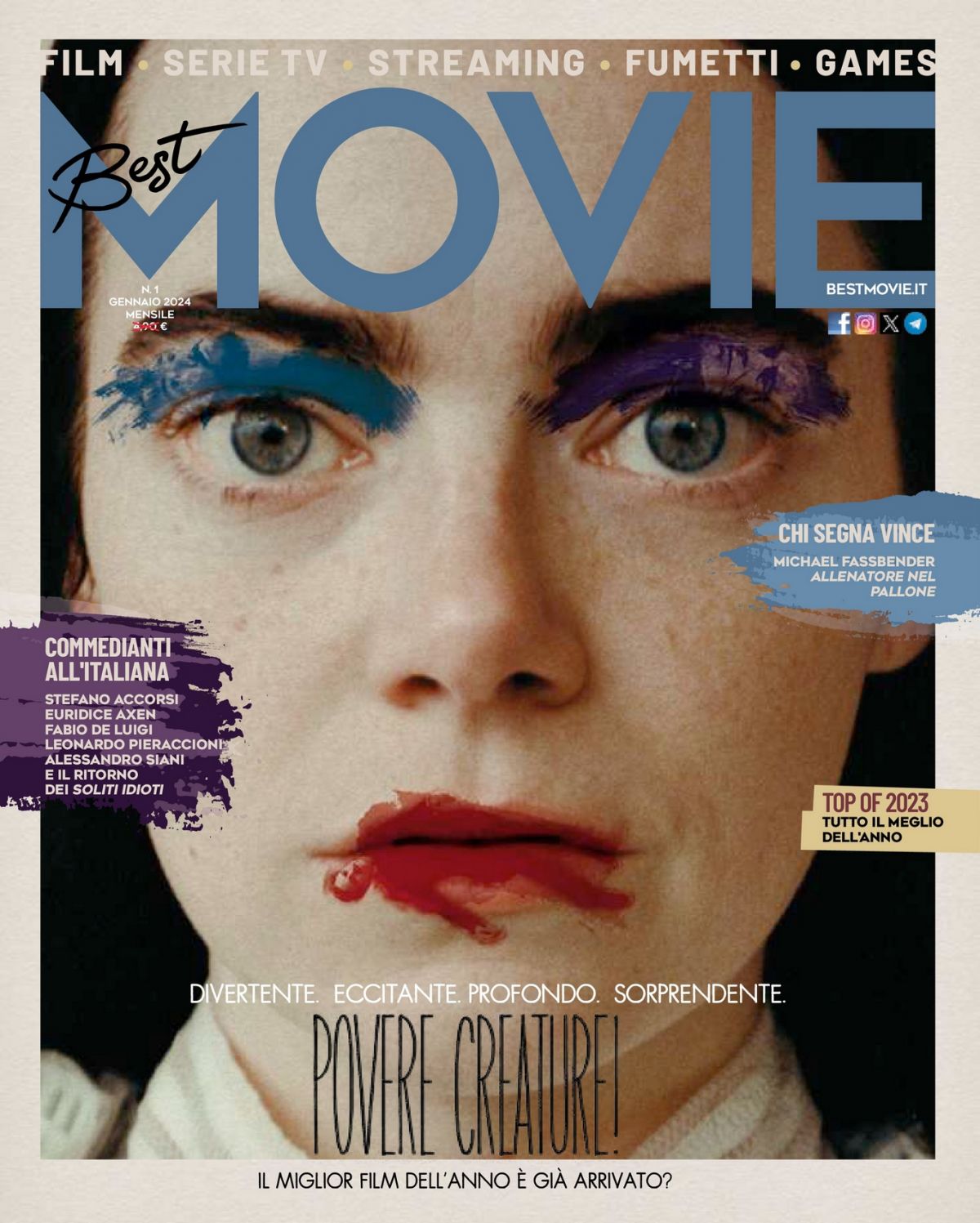 Emma Stone in Best Movie Magazine, January 2024