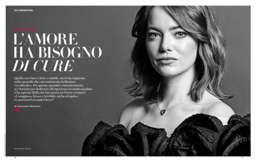 Emma Stone in F Magazine, January 2024 1