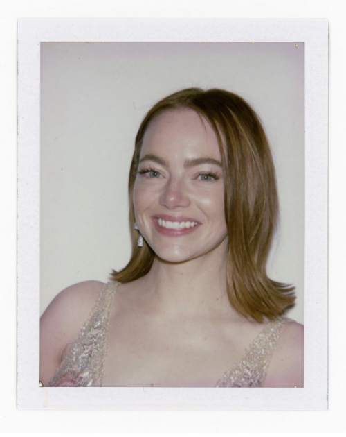 Emma Stone Polaroids for Vulture at Golden Globes, January 2024 1