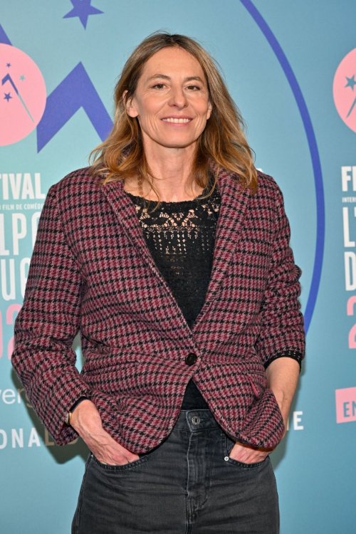 Emmanuelle Belohradsky at Heureux Gagnants Screening, January 2024