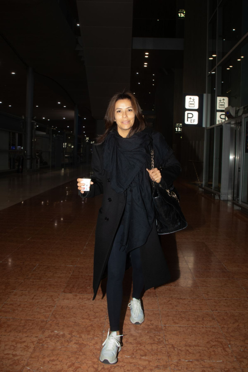 Eva Longoria at Charles de Gaulle Airport in Paris, January 2024 5