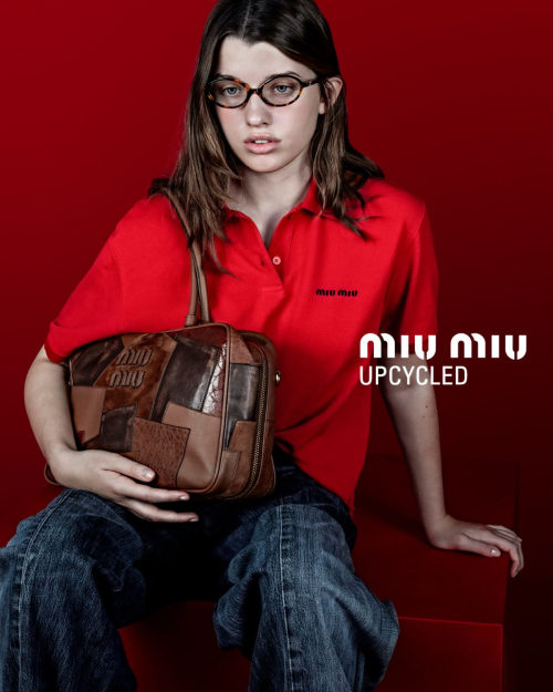 Ever Anderson for Miu Miu Upcycled, January 2024