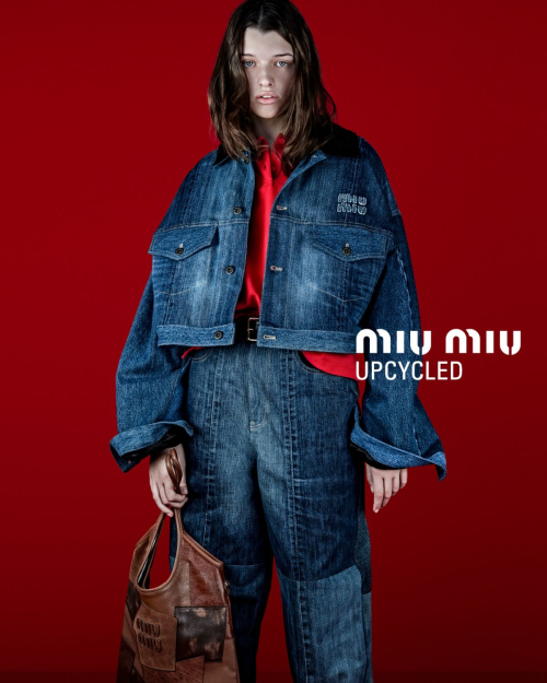 Ever Anderson for Miu Miu Upcycled, January 2024 1