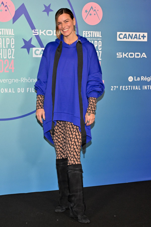 Fauve Hautot at 14 Jours Pour Aller Mieux Screening at Alpe d'Huez, January 2024