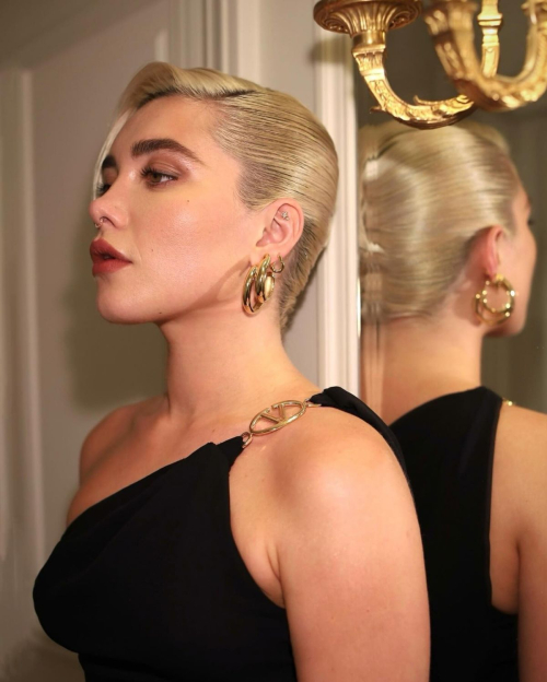 Florence Pugh at Valentino Haute Couture Show Portraits, January 2024 1