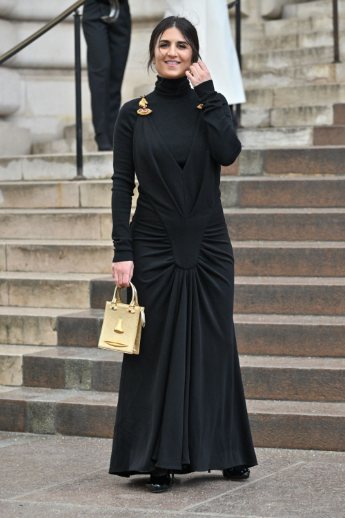 Geraldine Nakache at Schiaparelli Haute Couture Show, January 2024