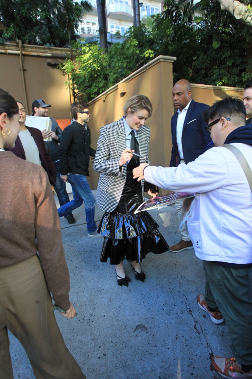 Greta Gerwig Signs Autographs at AFI Awards in Beverly Hills, January 2024 5