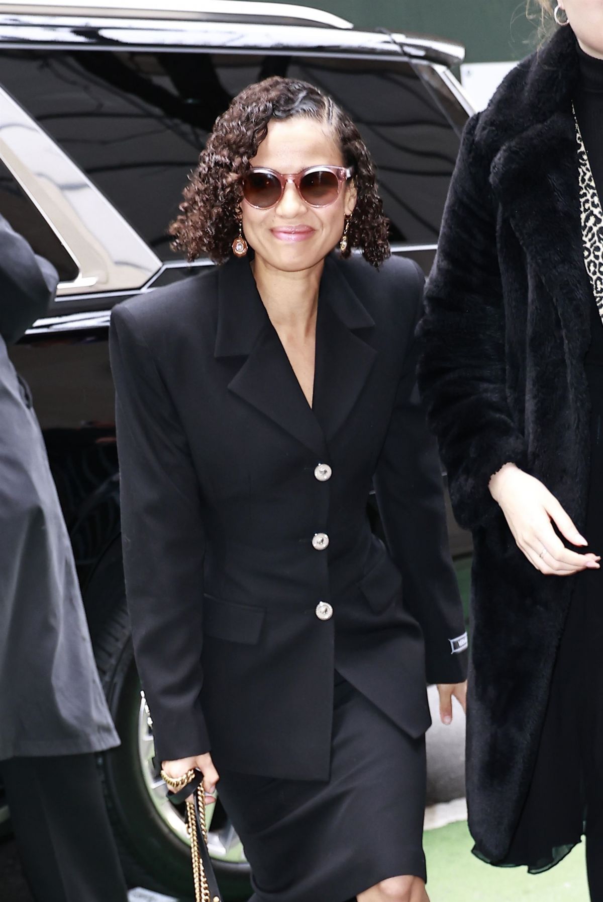 Gugu Mbatha-Raw at Today Show in New York, January 2024