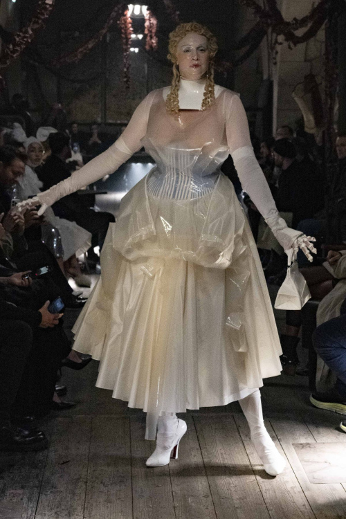 Gwendolin Christie at Maison Margiela Haute Couture Show, January 2024