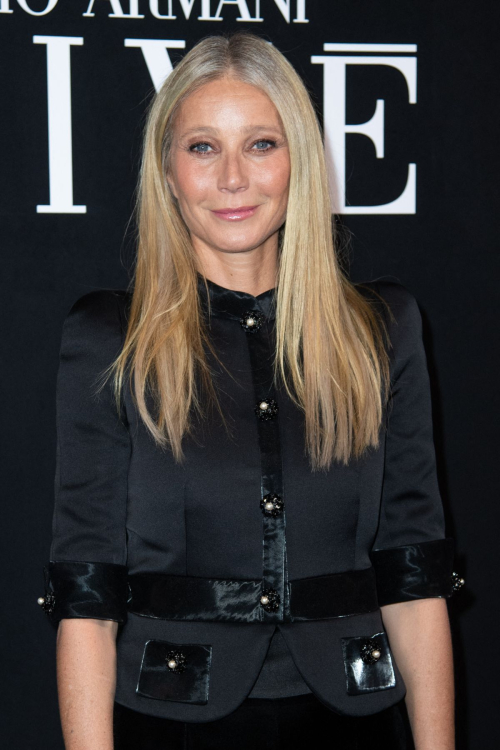 Gwyneth Paltrow at Giorgio Armani Prive Haute Couture Show, January 2024 2