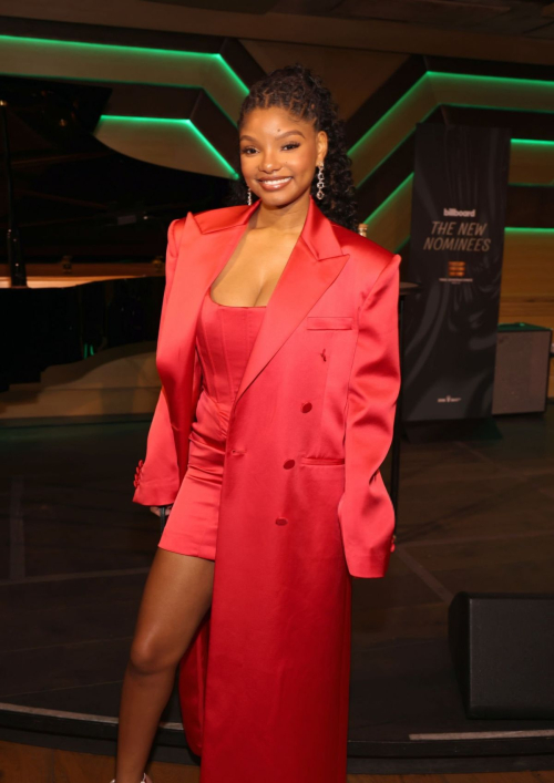 Halle Bailey at Tres Generaciones Billboard New Nominees Dinner, January 2024