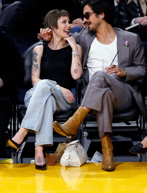 Halsey at Memphis Grizzlies vs Lakers Game in Los Angeles, January 2024 1