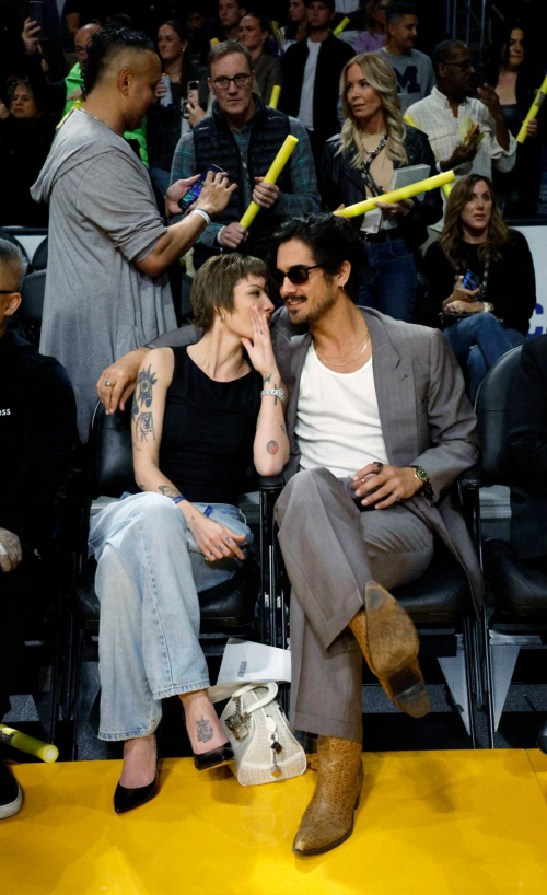 Halsey at Memphis Grizzlies vs Lakers Game in Los Angeles, January 2024 2