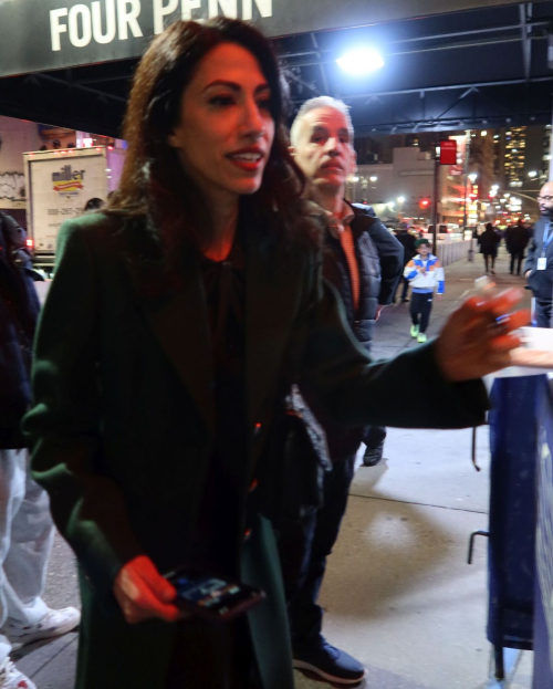 Huma Abedin with Fans at Madison Square Garden, New York, January 2024 3