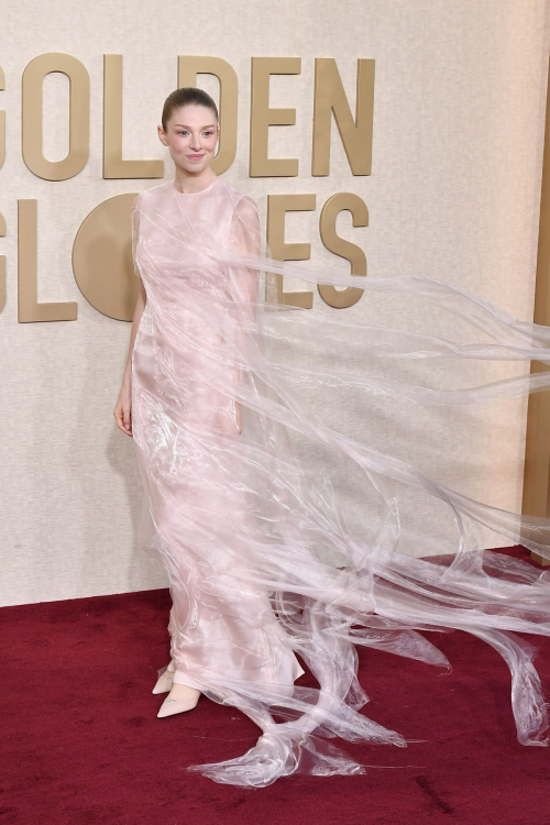 Hunter Schafer at 81st Annual Golden Globe Awards, January 2024