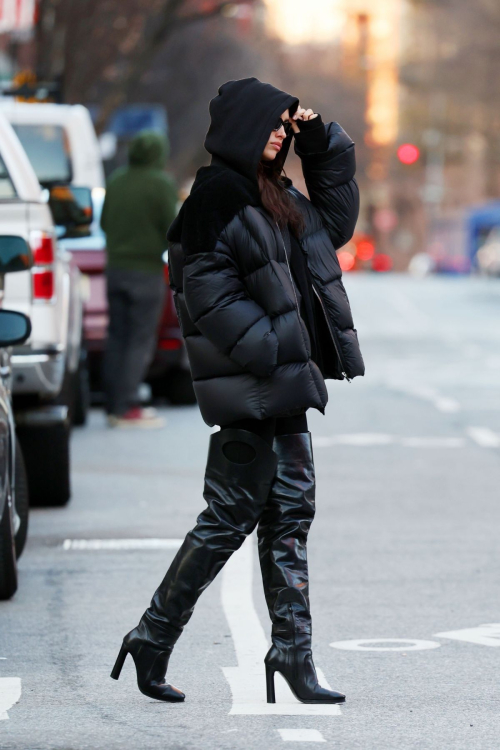 Irina Shayk Out and About in West Village in New York, January 2024 4