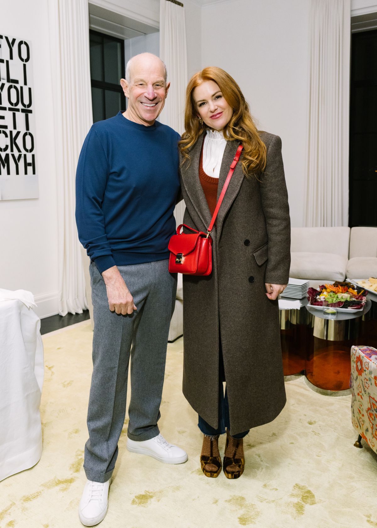 Isla Fisher at Chip Conley Book Party in New York, January 2024