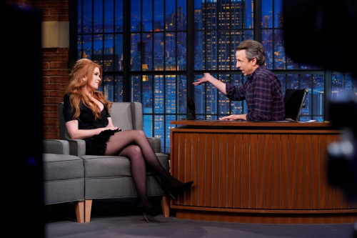 Isla Fisher at Late Night with Seth Meyers, January 2024 4