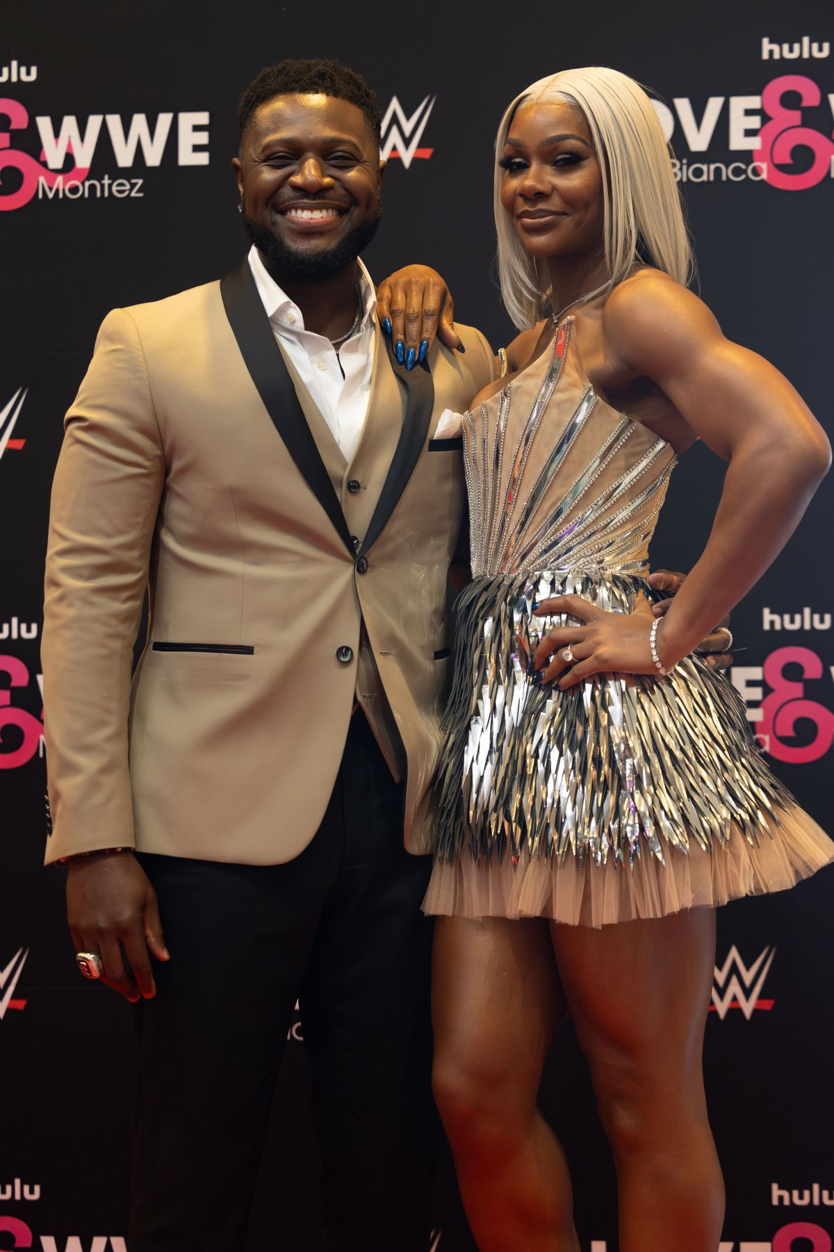 Jade Cargill at Love & WWE Bianca & Montez Series Premiere in Florida, January 2024