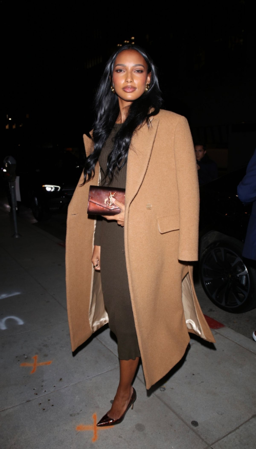 Jasmine Tookes Arrives at Cipriani Restaurant in Beverly Hills, January 2024 6