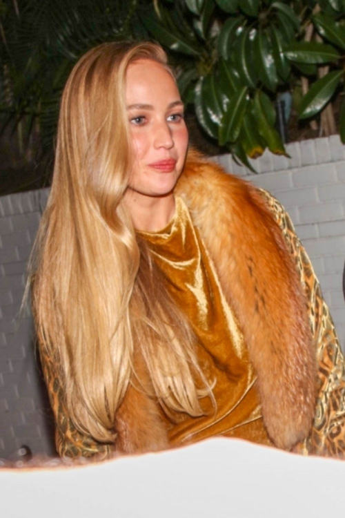 Jennifer Lawrence Leaves HBO Afterparty, January 2024 4