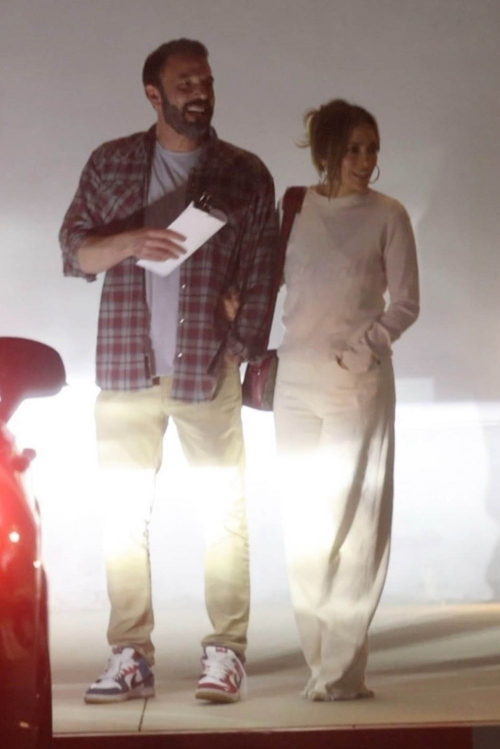 Jennifer Lopez and Ben Affleck Night Out in Los Angeles, January 2024