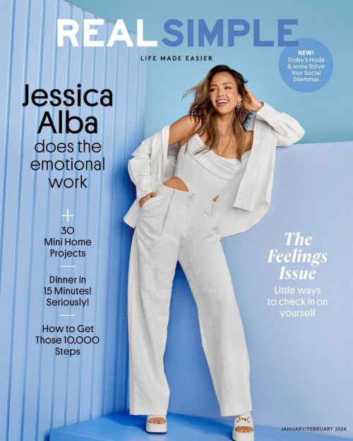 Jessica Alba for Real Simple, February 2024