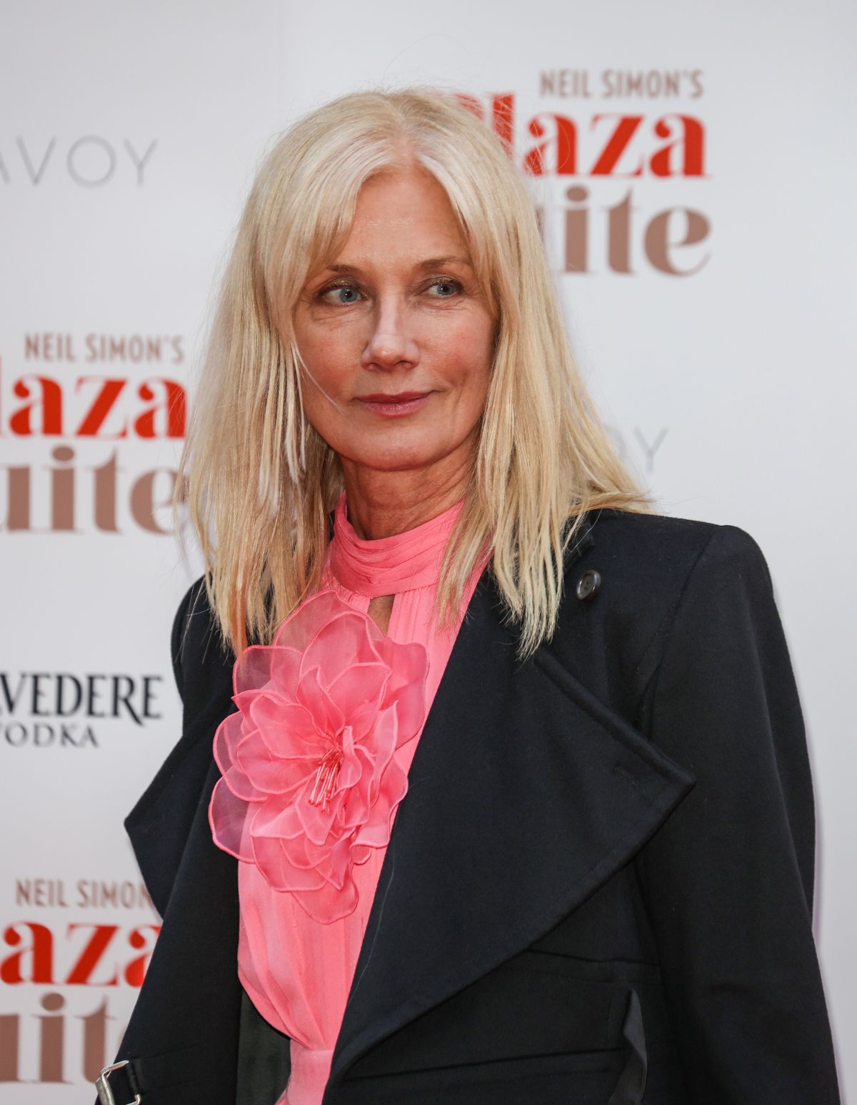 Joely Richardson at Plaza Suite Play Gala in London, January 2024