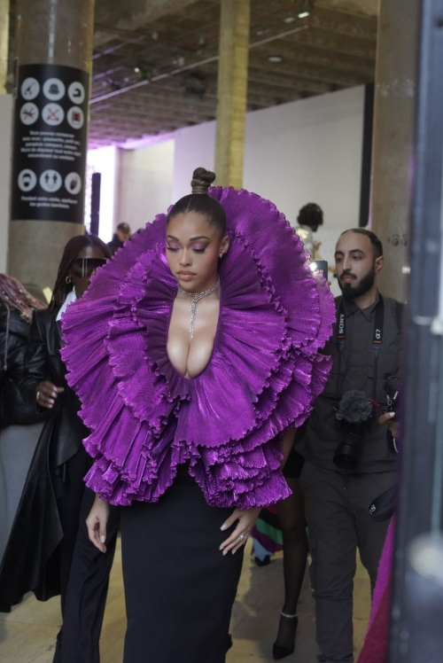 Jordyn Woods Arrives at Robert Wun Fashion Show in Paris, January 2024 5