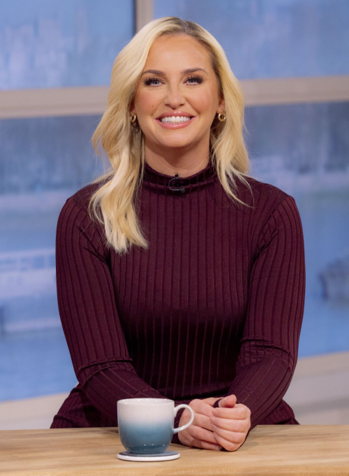 Josie Gibson at This Morning TV Show in London, January 2024