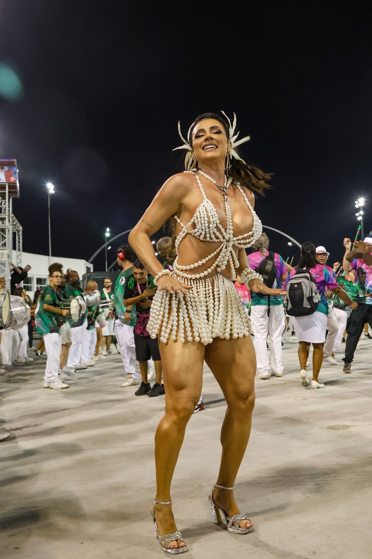 Juju Salimeni at Technical Rehearsal in Sao Paulo, January 2024