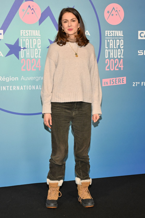 Julia Faure at Et Plus Si Affinités Screening at Alpe d'Huez Film Festival, January 2024