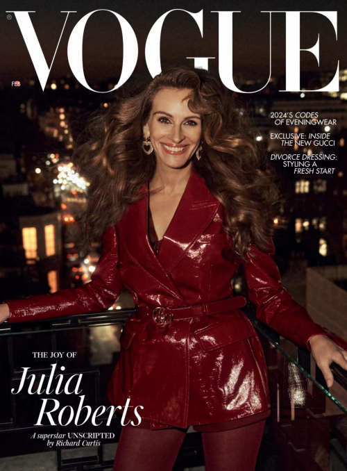 Julia Roberts in UK Vogue, February 2024 1