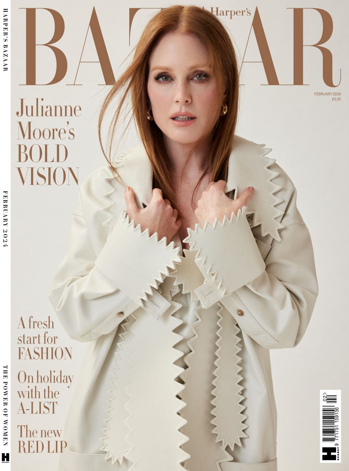 Julianne Moore in Harper’s Bazaar UK, February 2024