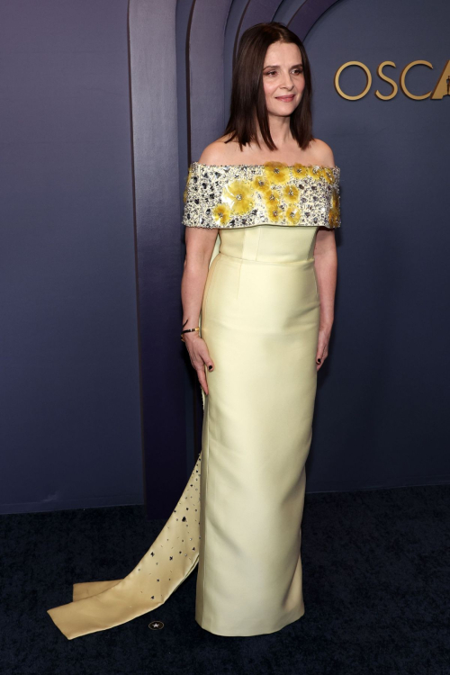 Juliette Binoche at AMPAS 14th Annual Governors Awards, January 2024