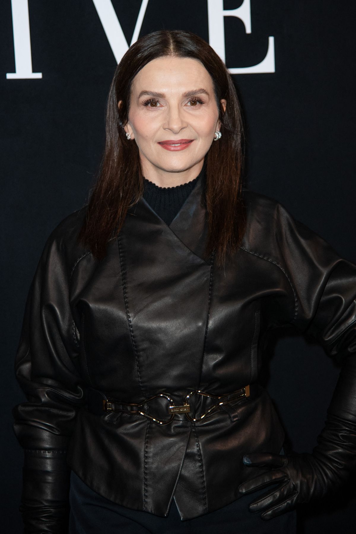 Juliette Binoche at Giorgio Armani Prive Haute Couture Show in Paris, January 2024