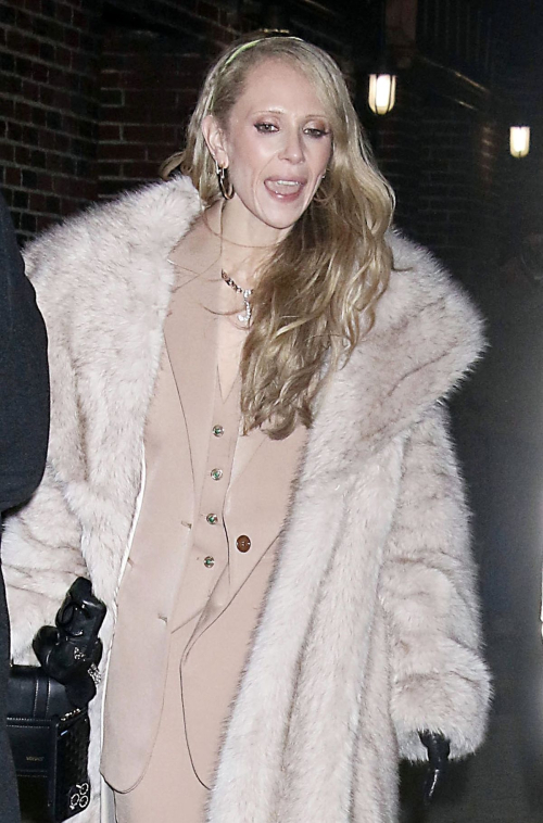 Juno Temple Arrives at Late Show with Stephen Colbert in New York, January 2024 3