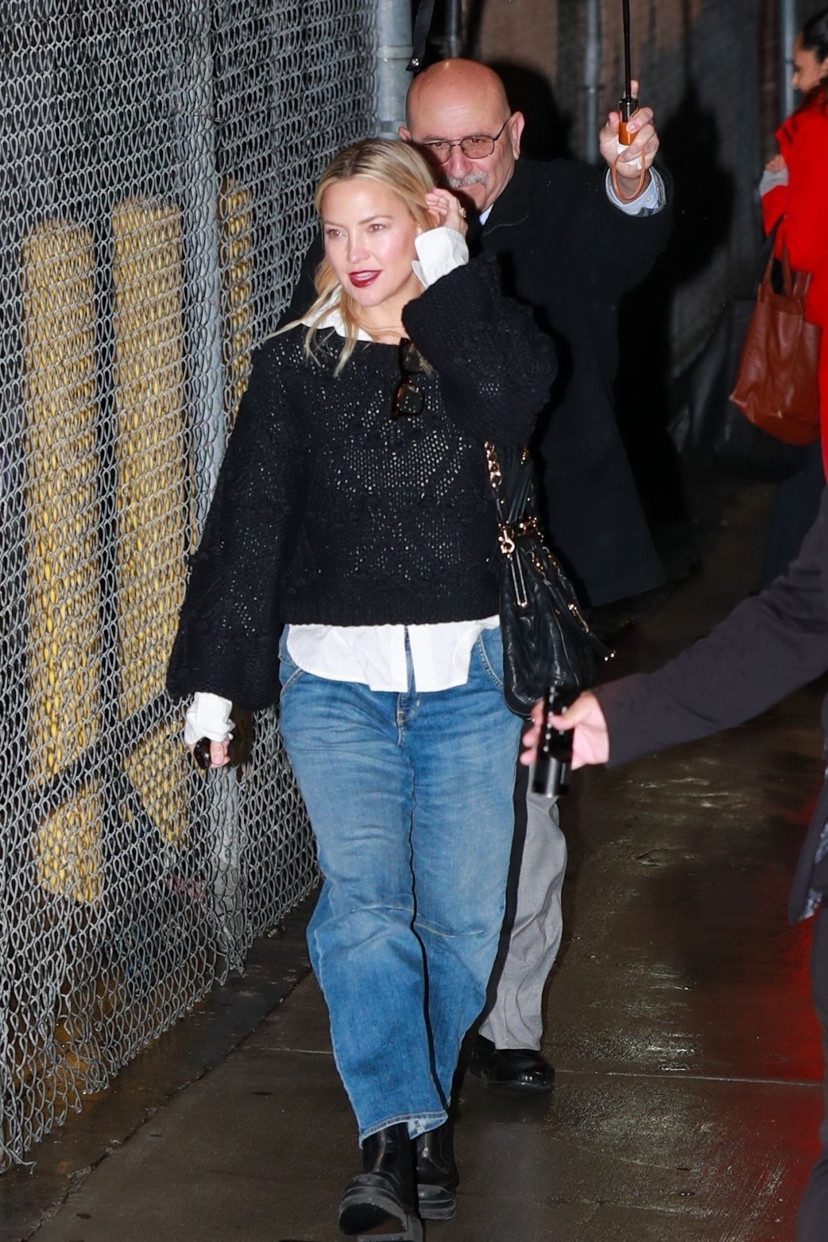 Kate Hudson Leaves Jimmy Kimmel Live in Los Angeles, January 2024