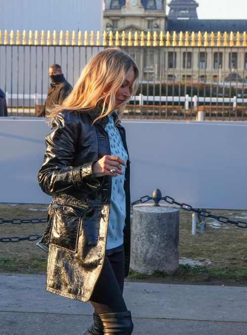 Kate Moss Leaves Dior Fashion Show at Paris Fashion Week, January 2024 1