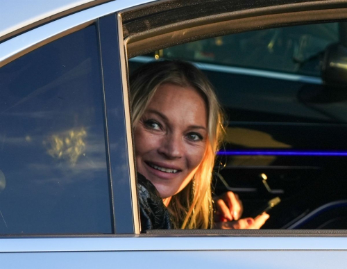 Kate Moss Leaves Dior Fashion Show at Paris Fashion Week, January 2024 2