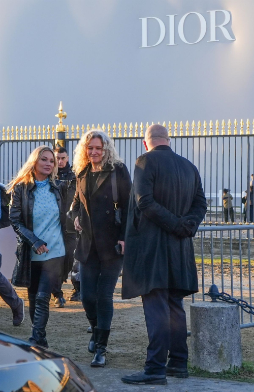 Kate Moss Leaves Dior Fashion Show at Paris Fashion Week, January 2024 5